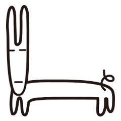 [LINEスタンプ] うさわん君 
