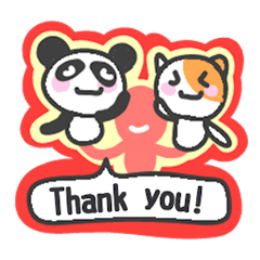 [LINEスタンプ] パンダにゃん 1 