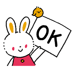 [LINEスタンプ] うさっことまちあわせスタンプ 