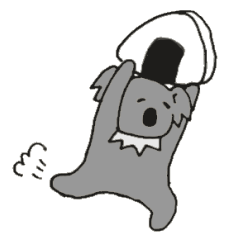 [LINEスタンプ] コアラ大臣 