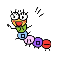 [LINEスタンプ] 芋虫のムームー fetchpriority=high