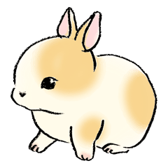 [LINEスタンプ] 子うさぎさんたち 