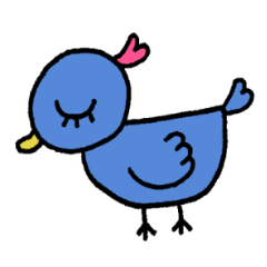 [LINEスタンプ] いねむりバード 