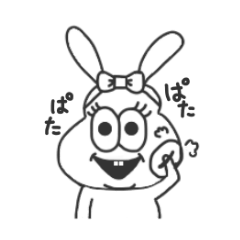 [LINEスタンプ] 太っちょうさぎ第四弾 
