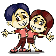[LINEスタンプ] Jaidee Undaa Cute Thai 3 English 