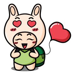 [LINEスタンプ] Bag Turtle 