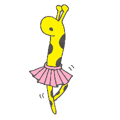 [LINEスタンプ] キリンの、きり美 