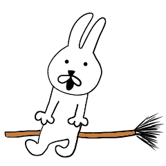[LINEスタンプ] うさぎです 