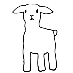 [LINEスタンプ] こひつじさん 