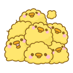 [LINEスタンプ] もこぴよ 