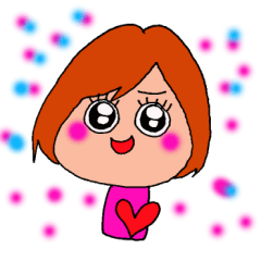 [LINEスタンプ] 恋する しーちゃん♡ 