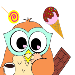 [LINEスタンプ] ぷくろう 