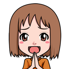[LINEスタンプ] 普通少女の日常スタンプ 