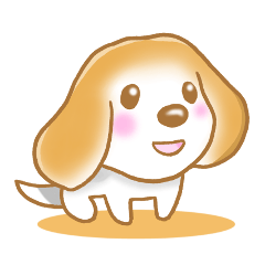 [LINEスタンプ] ほんわかビーグルさん 