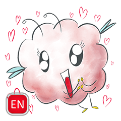 [LINEスタンプ] Jabi Bug - the joyful bug. (English) 