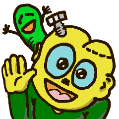 [LINEスタンプ] かいぞう君と、きどく虫 