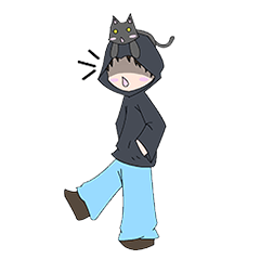 [LINEスタンプ] Friends クロ＆くろ 