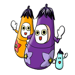 [LINEスタンプ] ナスリョーシカ 