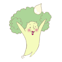 [LINEスタンプ] ブロッコリーおばさん 