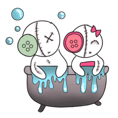 [LINEスタンプ] Rag Dolls 