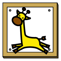[LINEスタンプ] 動物たちとメッセージボード 