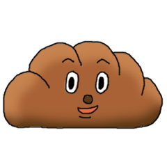 [LINEスタンプ] ゆるいクリームパンくん 