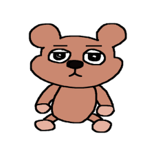 [LINEスタンプ] 二重のくまた 