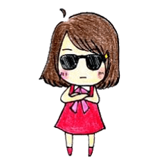 [LINEスタンプ] Sunny Girl-Ju Ju 