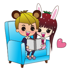 [LINEスタンプ] Ai xiao han (English) 