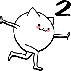 [LINEスタンプ] 手足ねこ Vol.2 テキスト有り