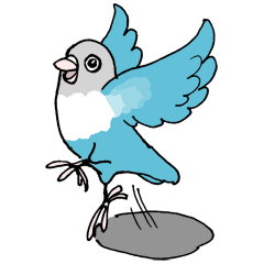 [LINEスタンプ] インコのくーちゃん 