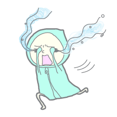 [LINEスタンプ] 泣き虫宇宙人 