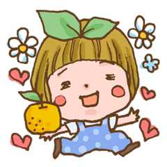 [LINEスタンプ] 柚姫 vol.1 