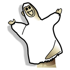[LINEスタンプ] サル猿 