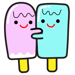 [LINEスタンプ] アイスクリームとアイスキャンディ fetchpriority=high