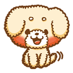 [LINEスタンプ] まろまゆプードル 【ぷーまろ】 