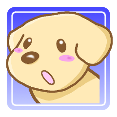 [LINEスタンプ] かんたん返信犬！ 
