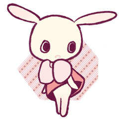 [LINEスタンプ] いちごべるうさぎスタンプ 