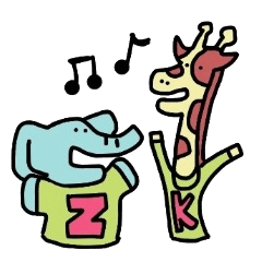 [LINEスタンプ] kirin and zou 