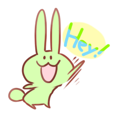 [LINEスタンプ] ぱすてるうさぎ 