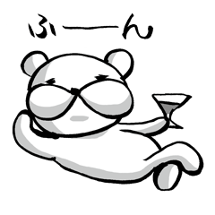 [LINEスタンプ] もふもふのジャクソン 