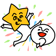 [LINEスタンプ] まるいのとほしの 