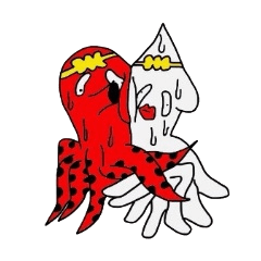 [LINEスタンプ] 寿司屋のイカさんとタコさん 