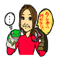 [LINEスタンプ] 腹話術な日常 