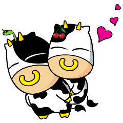[LINEスタンプ] Cherm and Mali (Eng version) 