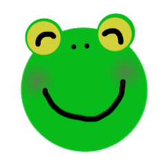 [LINEスタンプ] frog frog    カエルスタンプ fetchpriority=high