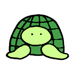 [LINEスタンプ] かめちゃんの毎日 