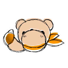 [LINEスタンプ] べじゅくま 