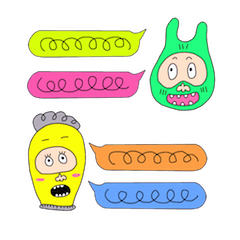 [LINEスタンプ] スーパーガール 