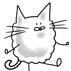 [LINEスタンプ] わたぬこ 